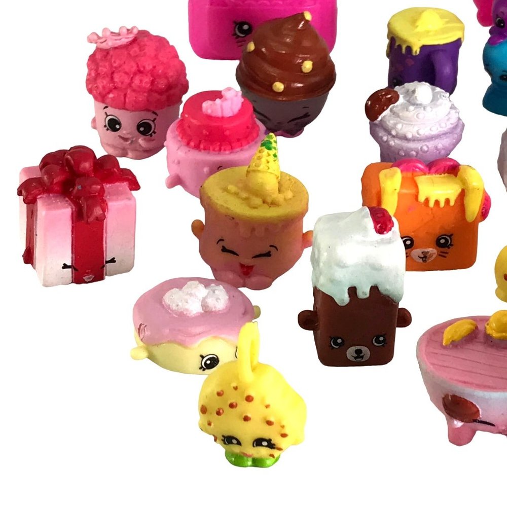 Lot of 37  Shopkins 22 Pencil Toppers 15 Non Pencil Toppers Backpack Rhonda Ring - Picture 5 of 12